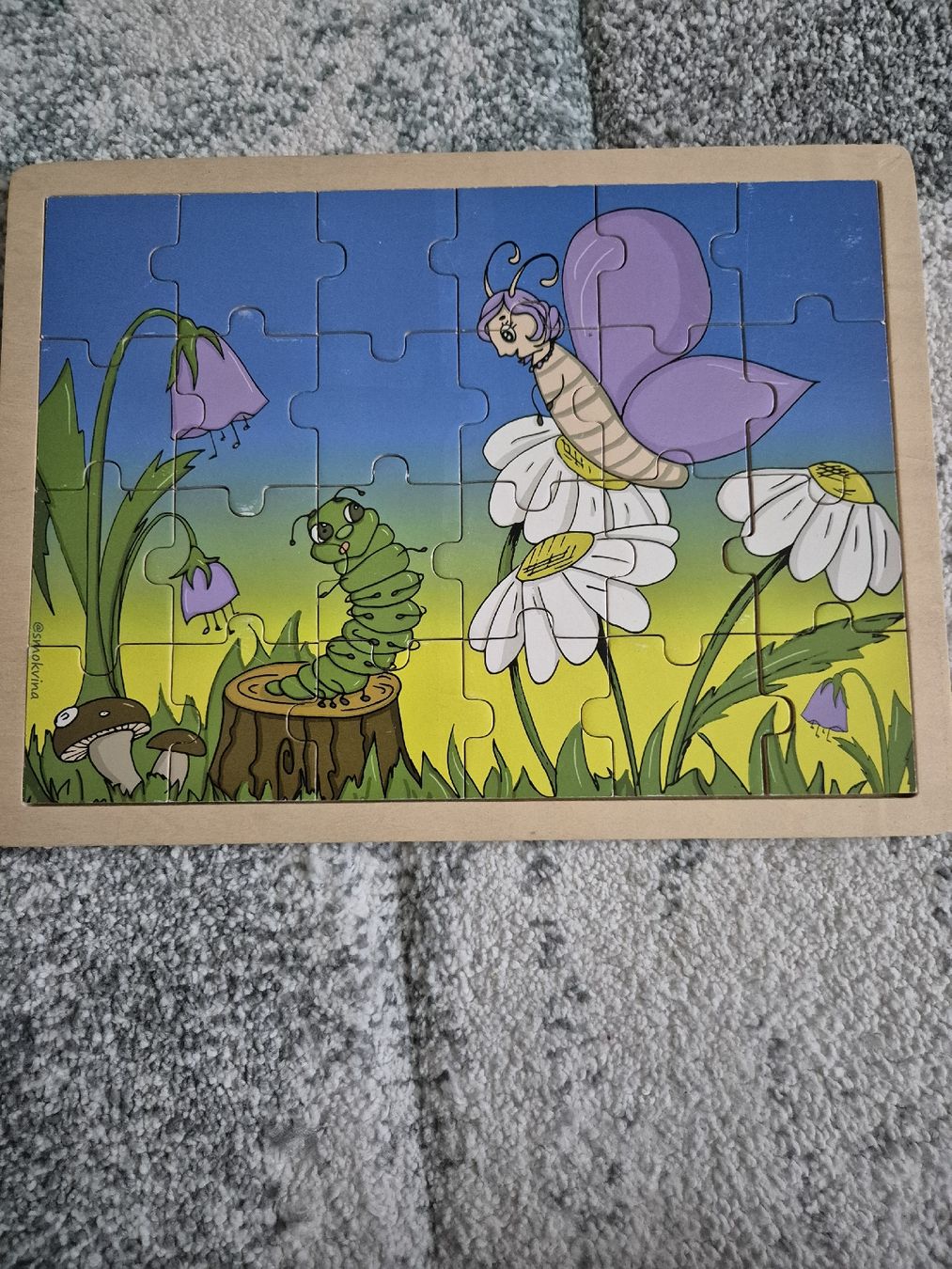 Puzzle: Raube,Schmetterling Puzzle – Usato da Greifensee venduto da Angela120