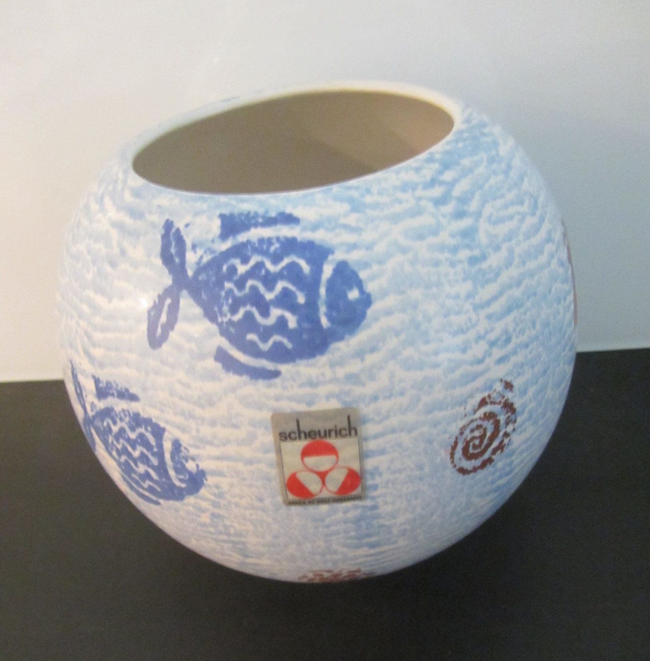 Vasi & Recipienti: Blumenvase, maritime Deko, "scheurich" Höhe ca. 14 cm – Nuovo (secondo la descrizione) da Egliswil venduto da chroetli22