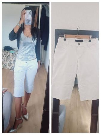 Günstig Porto!! Gr. 36 Bermuda blanc Calvin Klein jeans!