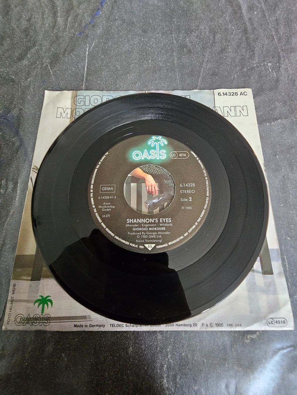 Dischi in vinile: Vinyl, 7" LP, Giorgio Moroder, Paul Engemann, Shannon's Eyes – Usato da Biberist venduto da Foolio0 3
