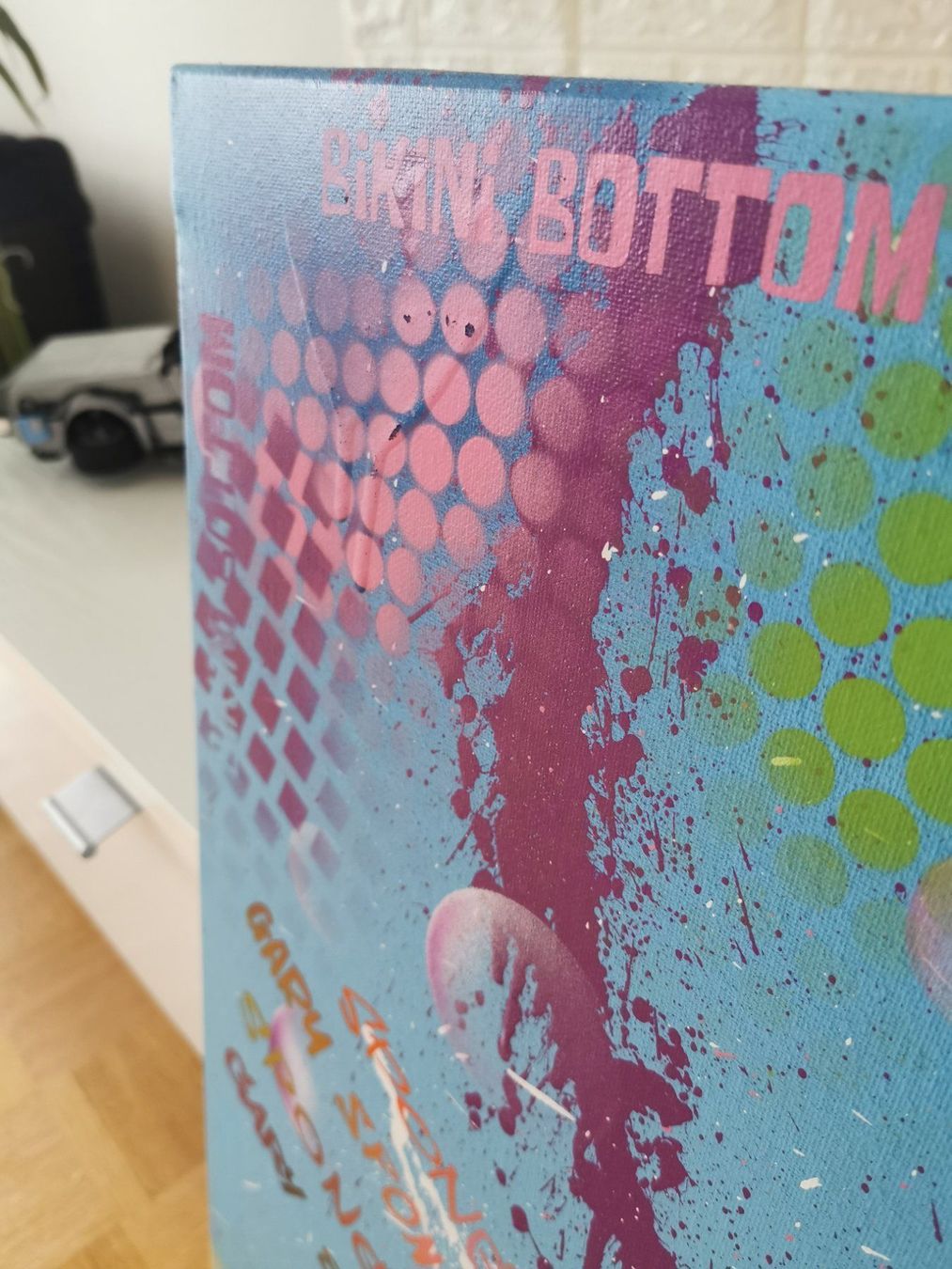 Dipinti: Spongebob & Gary Pop Art auf Leinwand – Nuovo (secondo la descrizione) da Thalwil venduto da Dragonfruit 4