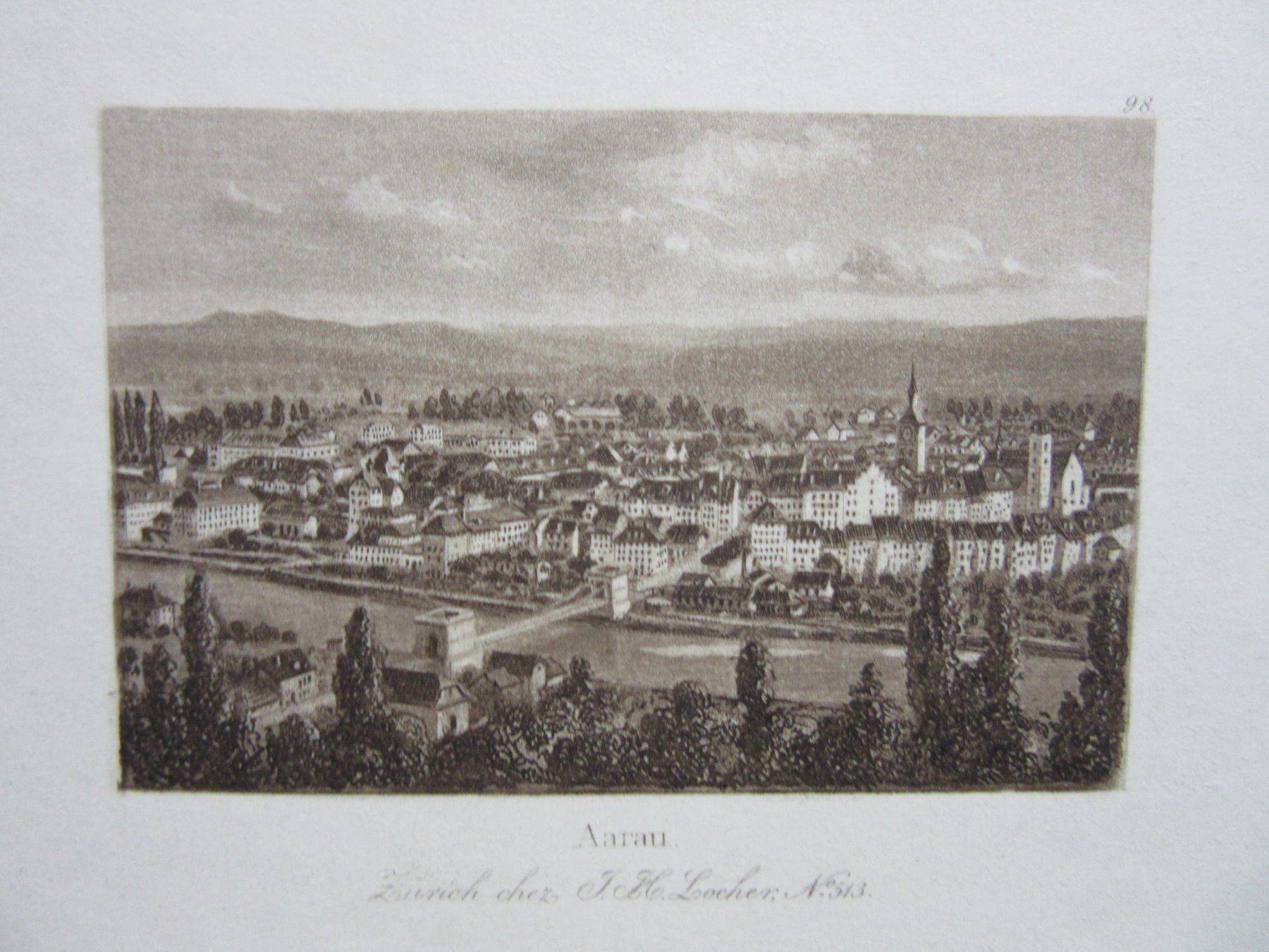 Stiche: AARAU AQUATINTA  AQUATINTA – Gebraucht aus Gersau von grafik-kunst