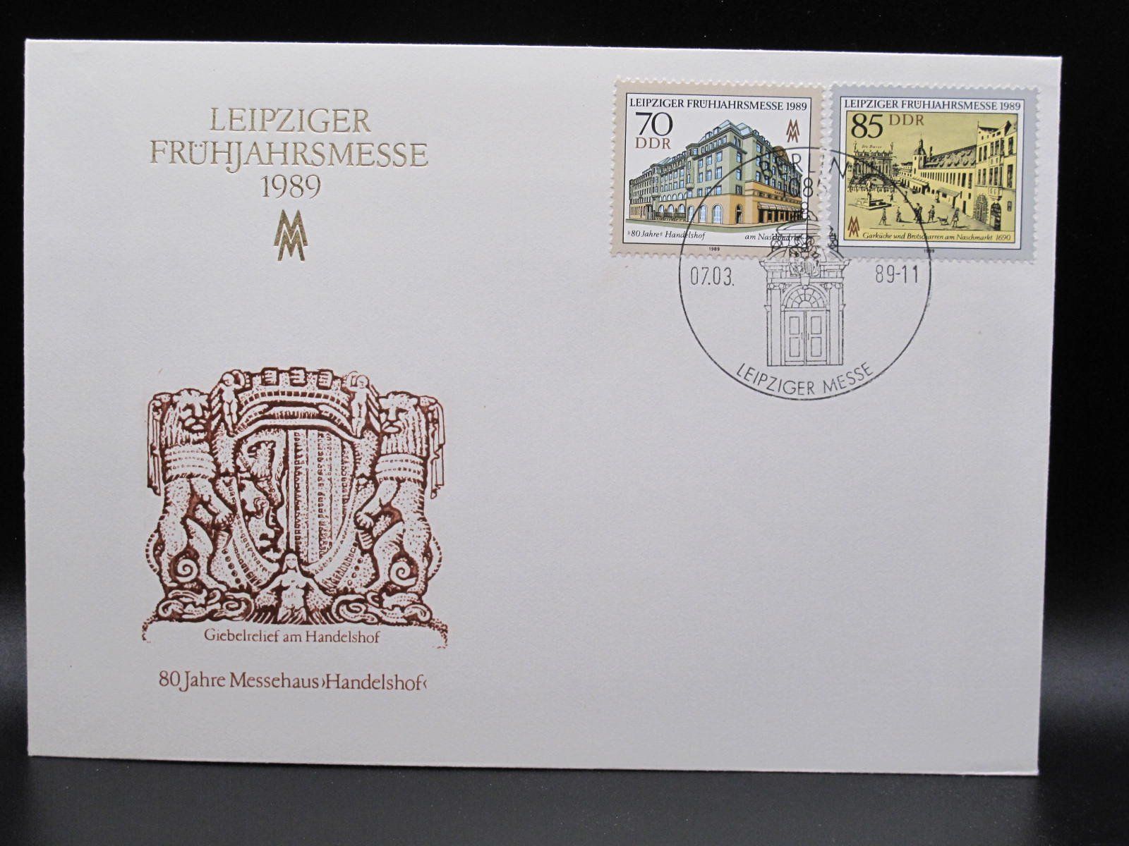 Tutti i francobolli: DDR 1989 Leipziger Messe FDC C6 – Usato da Wil SG venduto da fva01