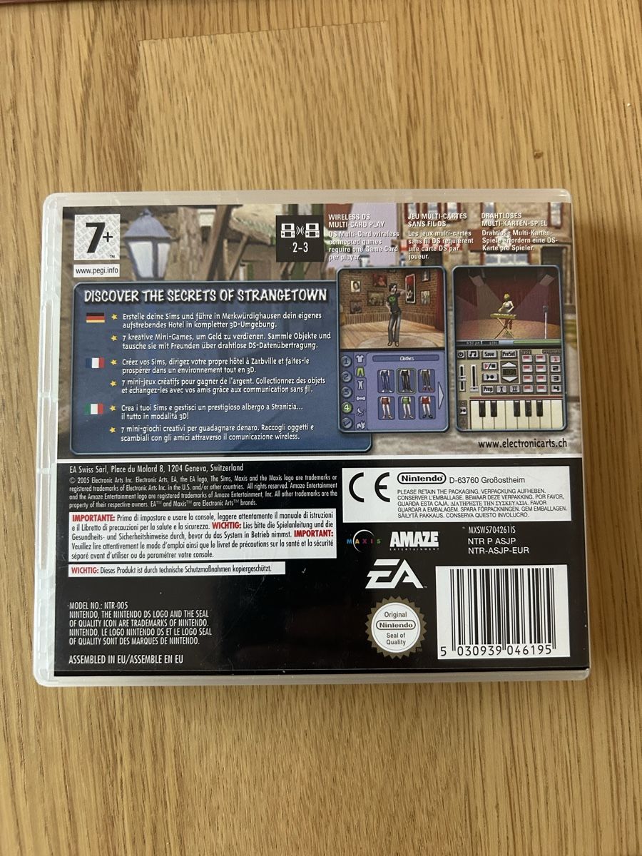 Nintendo Giochi: Jeu Nintendo DS Les Sims 2 – Usato da Gland venduto da Helderap 1