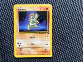 Pokemon Machop Non Holo Team Rocket near Mint