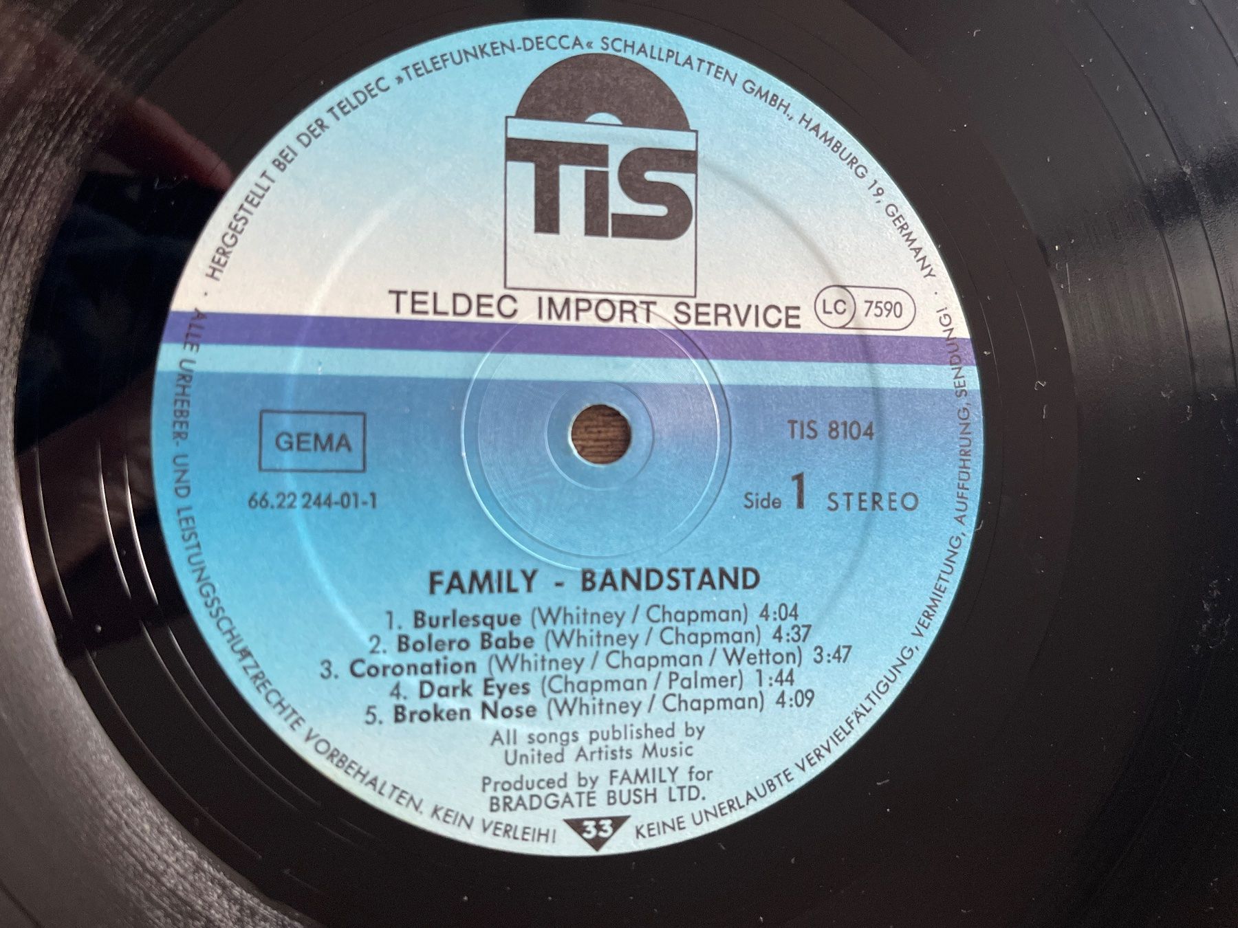Dischi in vinile: A86/Family - Bandstand – Usato da Frutigen venduto da Philippe_jsp 2