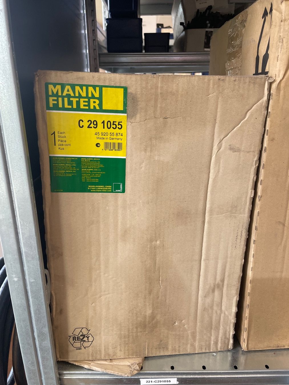 Renault Alle Ersatzteile: MANN-FILTER C 29 1055 Filtre à air – Neu und originalverpackt aus Satigny von SP-Industriel 2