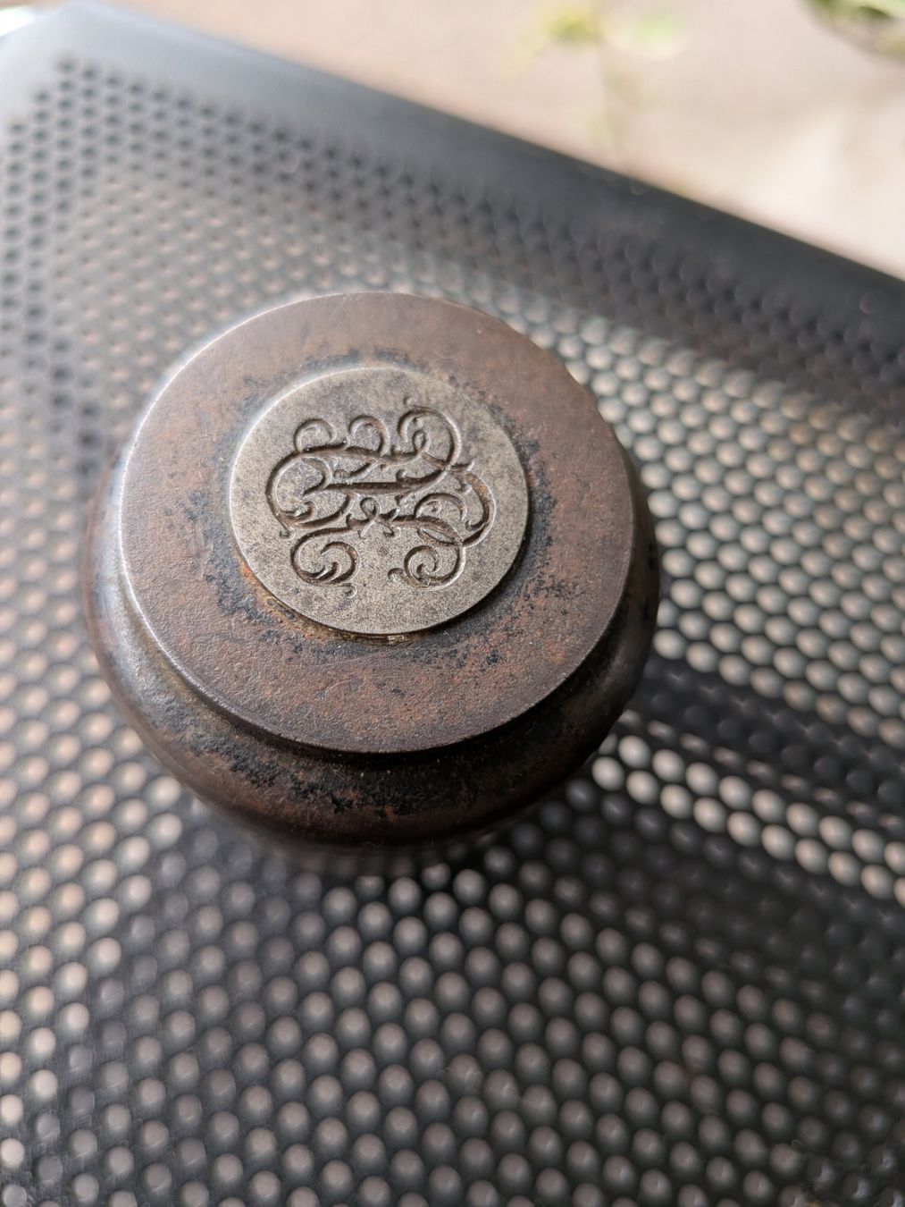 Timbri: Antike Petschaft Siegelstempel mit Monogramm – Usato da Emmen venduto da Brockofsky 2