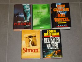5 Romane Grisham, Marklund etc. - Ferienlektüre