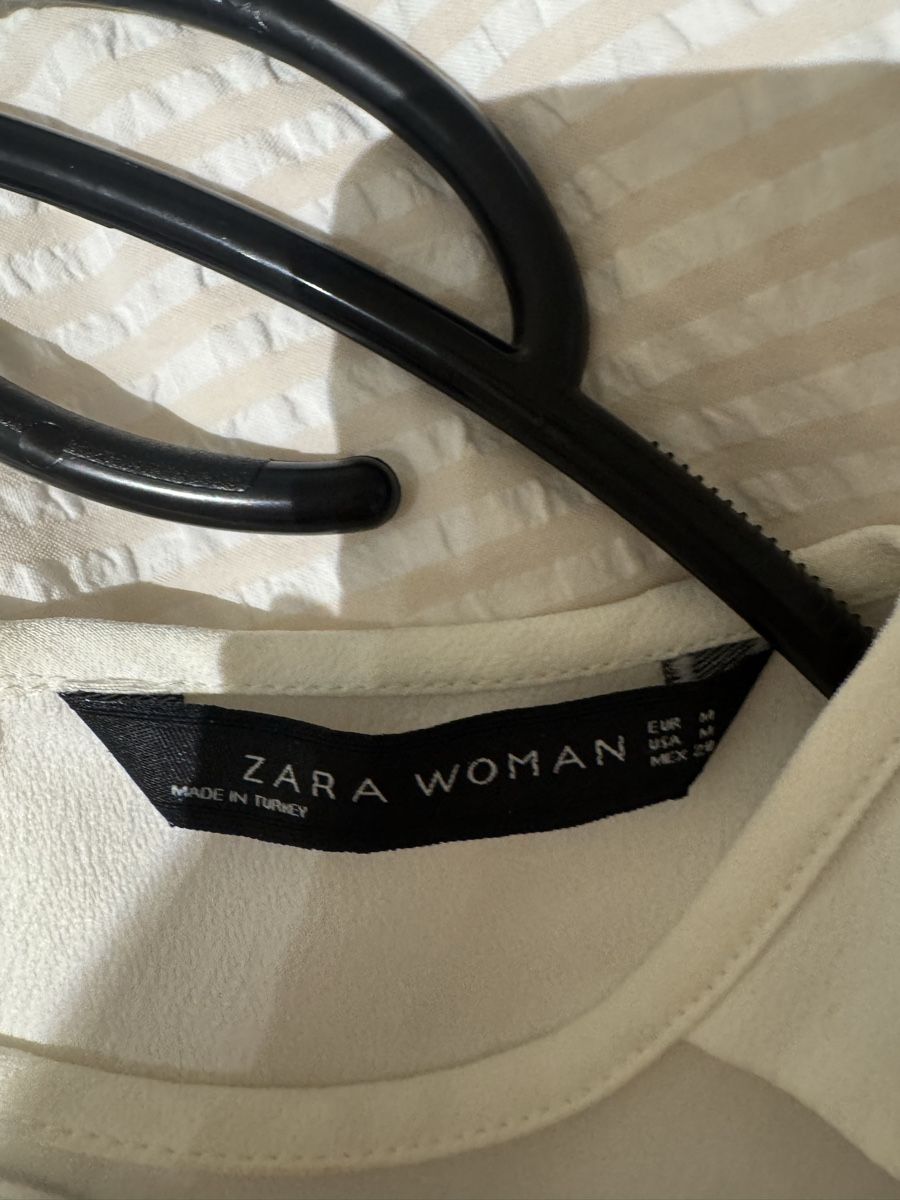 Zara Camicette: écru Bluse Zara, Gr. M – Usato da Binz venduto da kratzer01 2
