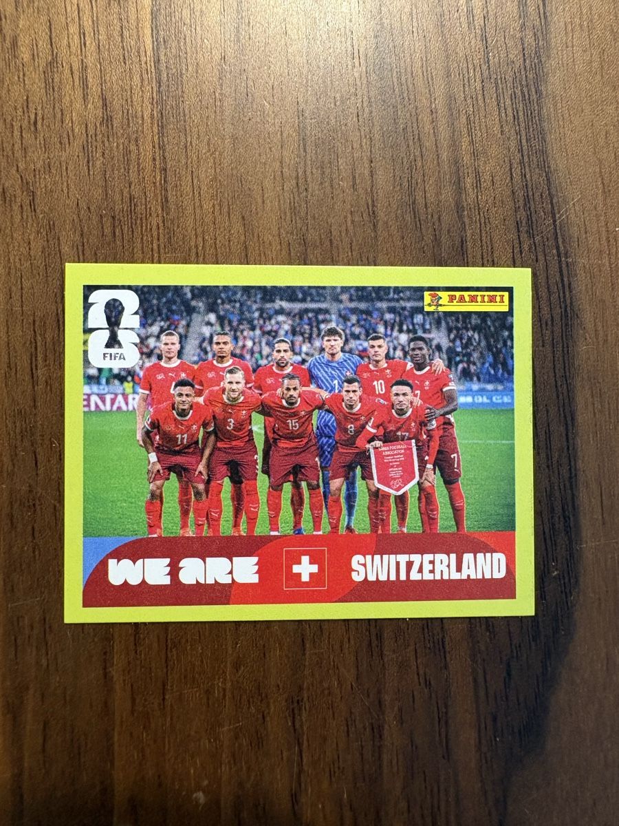 Panini Sammelbilder & Trading cards: Panini WM 2026 Schweizer Mannschaft Sticker – Neu (gemäss Beschreibung) aus Menznau von Hetfield85