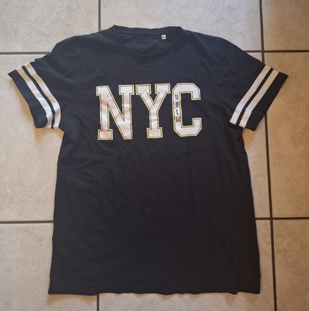 T-Shirt Gr. 182, schwarz, NYC-Druck
