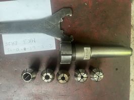 ER25 Spannzangenfutter MK3 Schaublin Aciera mit Spannzangen