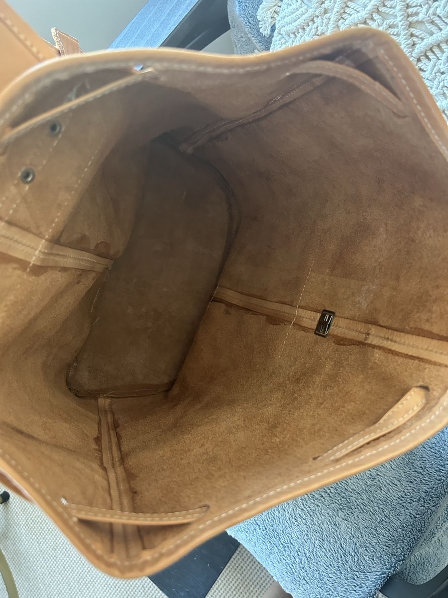 Zaini: lederrucksack natur – Usato da Wohlen b. Bern venduto da Honeypie 2