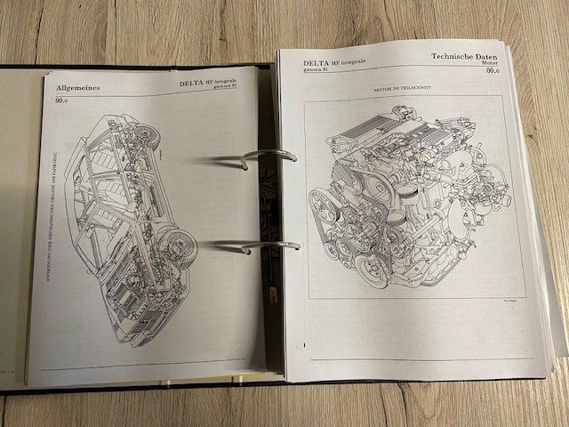 Libri: Lancia Delta Integrale / Dedra Integrale Werkstattordner – Nuovo (secondo la descrizione) da Grenchen venduto da chaga1234