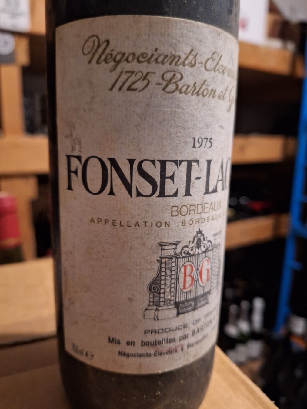 Vino: Fonset lacour 1975 – Usato da Langenthal venduto da Physycer0
