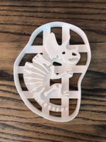 Triceratops Fossil Ausstechform Stempel Guetzli Ausstecher