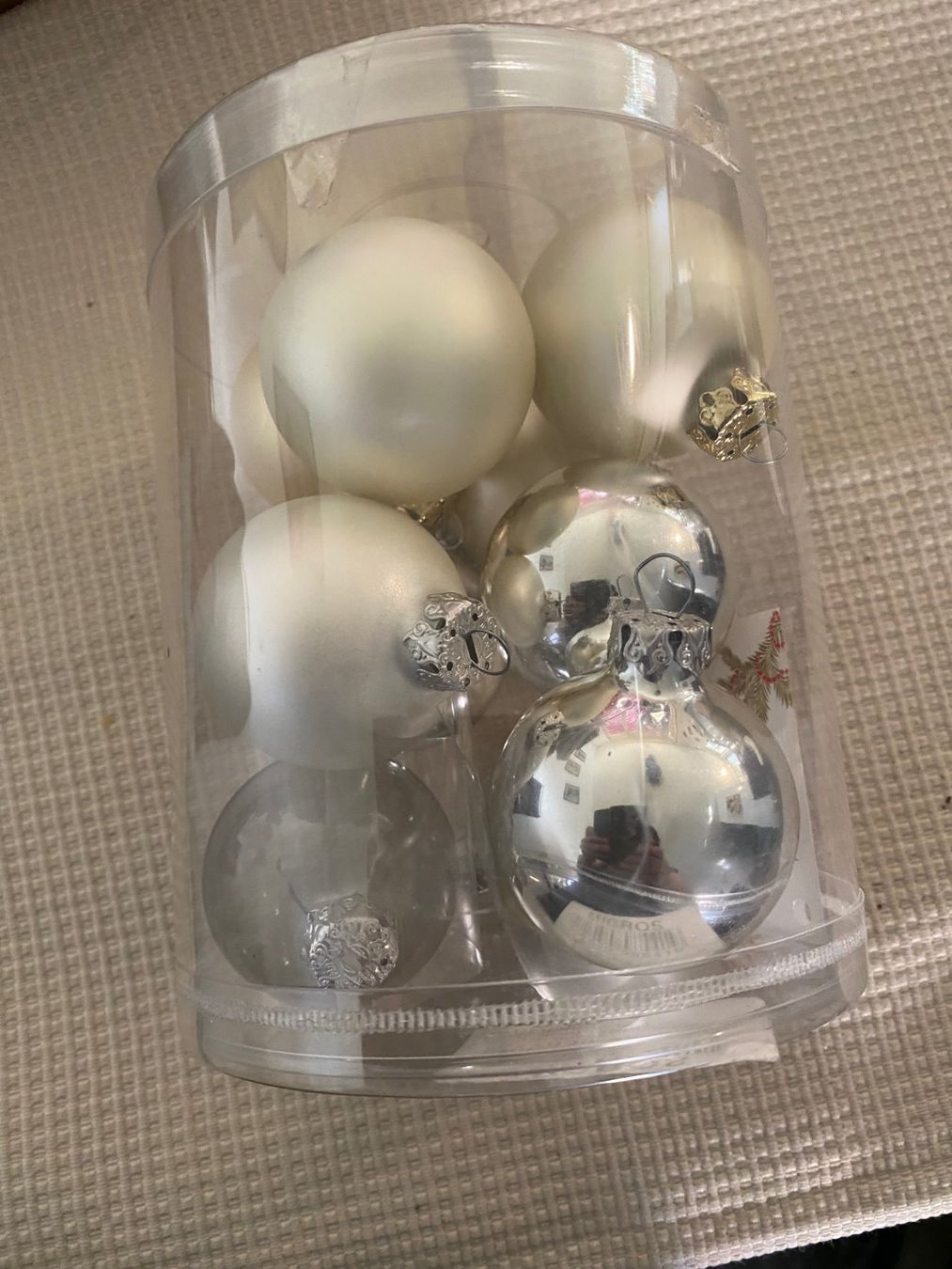 Tutte le decorazioni: weiss-gold-silber Weihnachtskugeln – Usato da Allenwinden venduto da Obalu 2