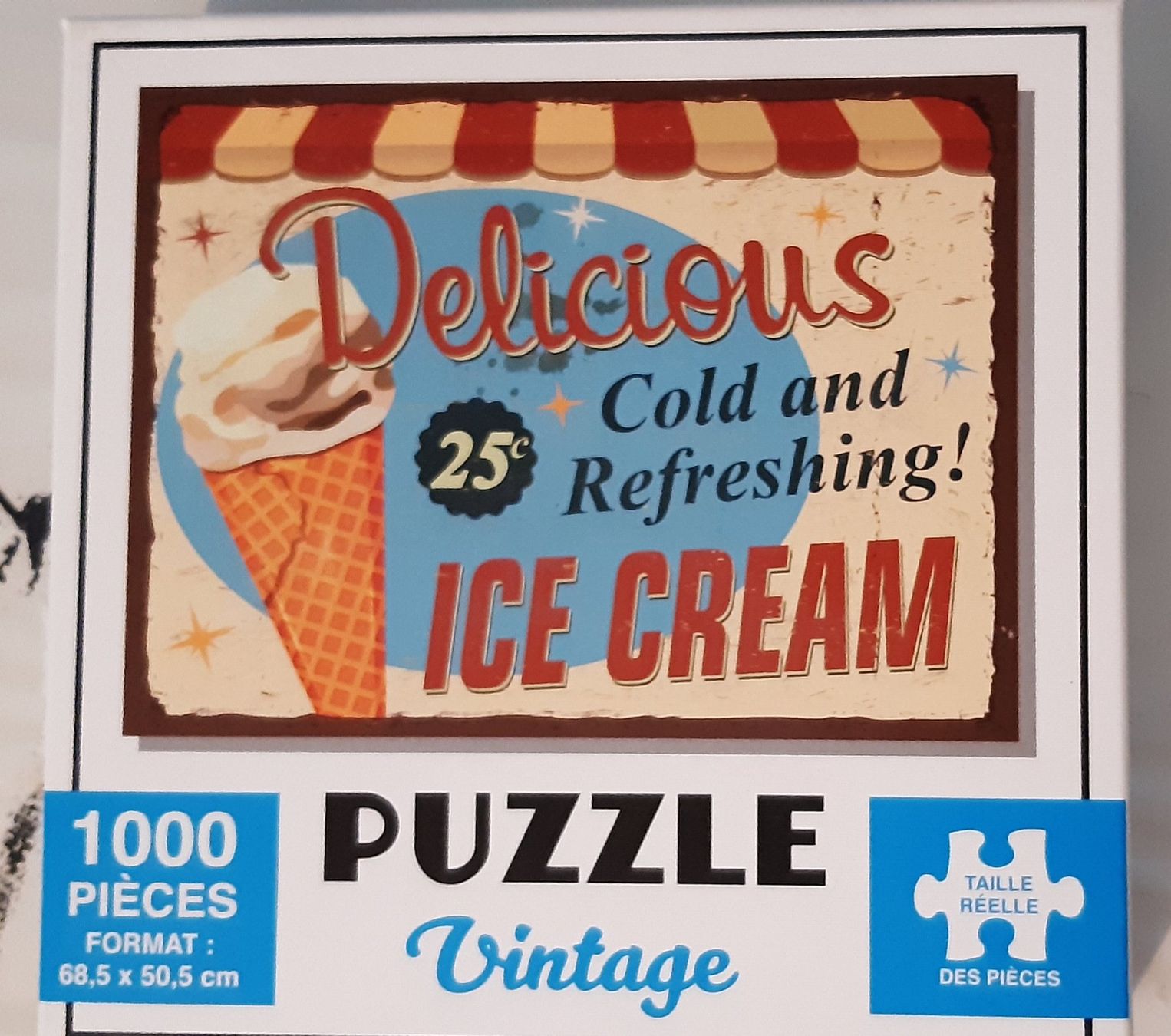Puzzles: Puzzle "Ice Cream" 1000 pièces – Neu (gemäss Beschreibung) aus Courtedoux von aur_yb9k