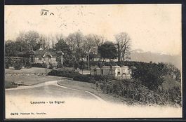 AK Lausanne, Le Signal, 1906