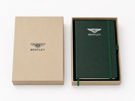 Original Bentley Notizbuch Grün BL2387 mit Geschenkbox