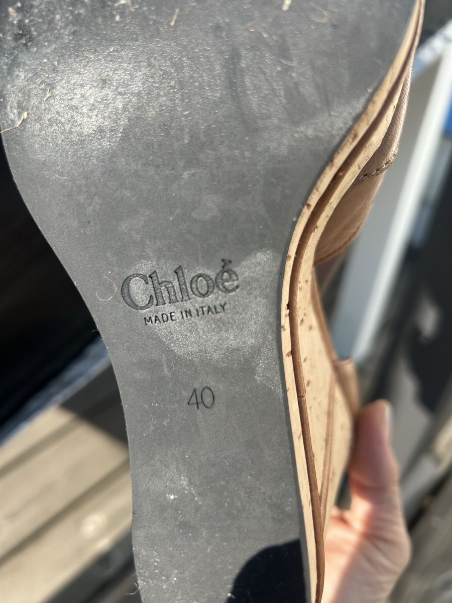 Chloé Scarpe da donna: Original CHLOÉ Keilabsatz-Sandalen, Gr. 40 – Usato da Oberhasli venduto da newyorksydney 6