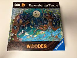 Wooden Ravensburger 500 pcs Fantasy Forest - comme neuf