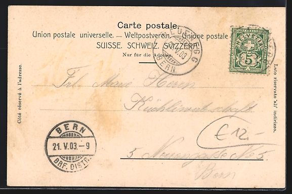 Cartoline postali: Neuenegg, Denkmal, Kirche, Grabstätte,  – Usato da Berlin venduto da bartko-reher 1