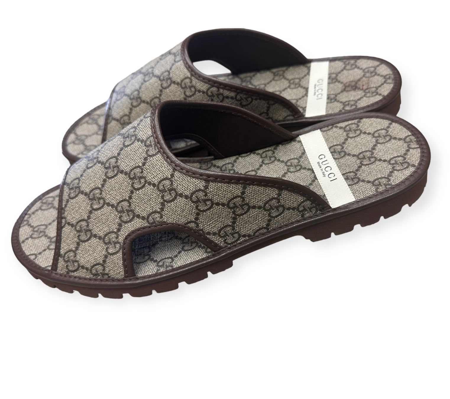 Gucci Scarpe da uomo: Gucci GG Supreme Sandale Gr 44 – Nuovo e nell'imballaggio originale da Lachen SZ venduto da HelvetiaLuxury 5