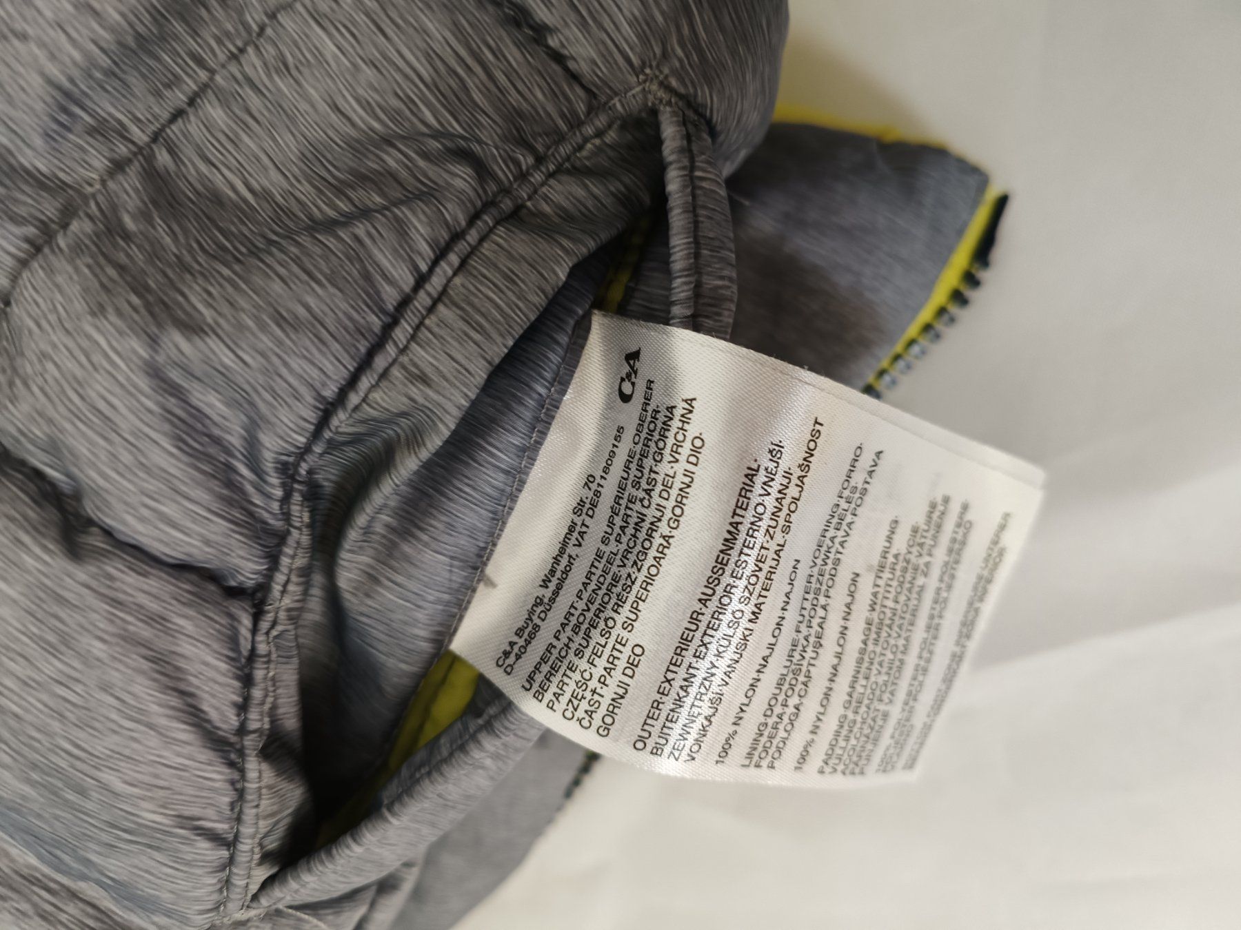C&A Altro abbigliamento per bambino: C&A Winter Weste Gr 92 Junge grau/blau oder gelb umkehrbar – Usato da Oberhofen Thun'see venduto da cri_6md2 5