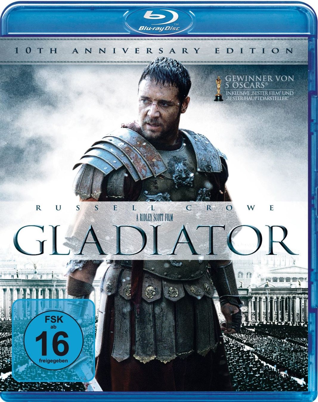 Alle DVDs: Gladiator (2000) Ridley Scott/Russell Crowe/Joaquin Phoenix – Gebraucht aus Volketswil von cinephilia