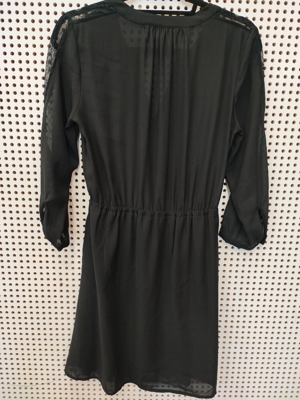H&M Vestiti: H&M Kleid mit Spitze, schwarz, Gr. 38 – Usato da Winterthur venduto da CorinnesShoppingtour 3