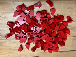 LEGO 100x Dach-/Schrägstein 1x2 45° (3040)