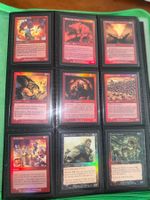 Magic The Gathering Karten Sammlung sehr alt alle foil !!!