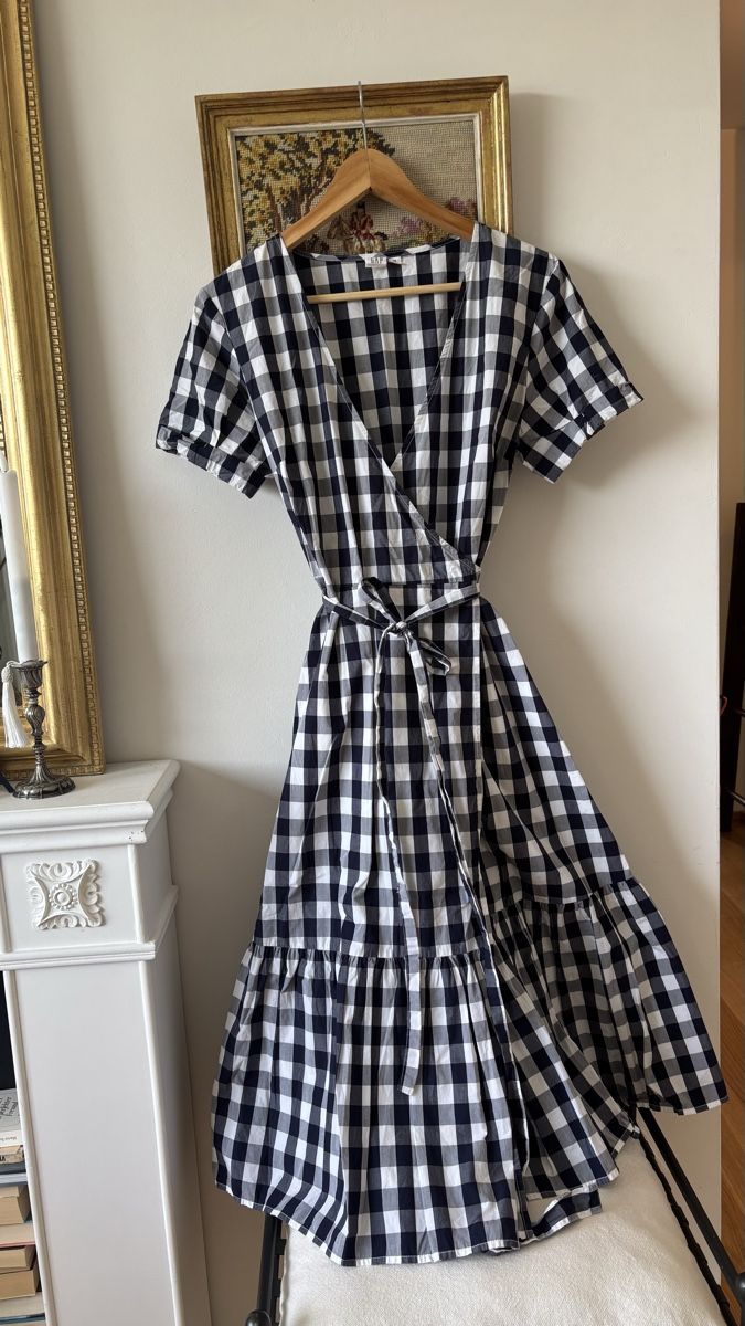 Gap Vestiti: GAP Wickelkleid Vichy-Karo Gr. M – Usato da Zürich venduto da lindalaura