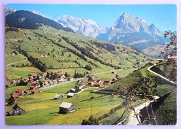 Alt St. Johann mit Säntis und Schafberg