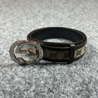 Gucci belt monogram brown 