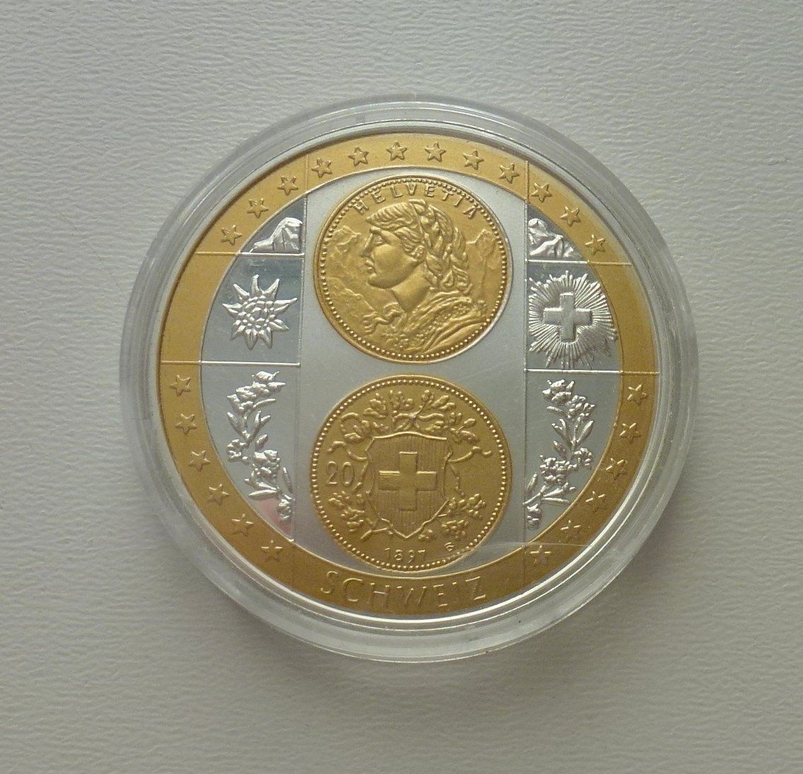 Medaglie: Medaille ++ Precious Treasuries Vreneli 1897 – Usato da Walkringen venduto da Casablanca777 2