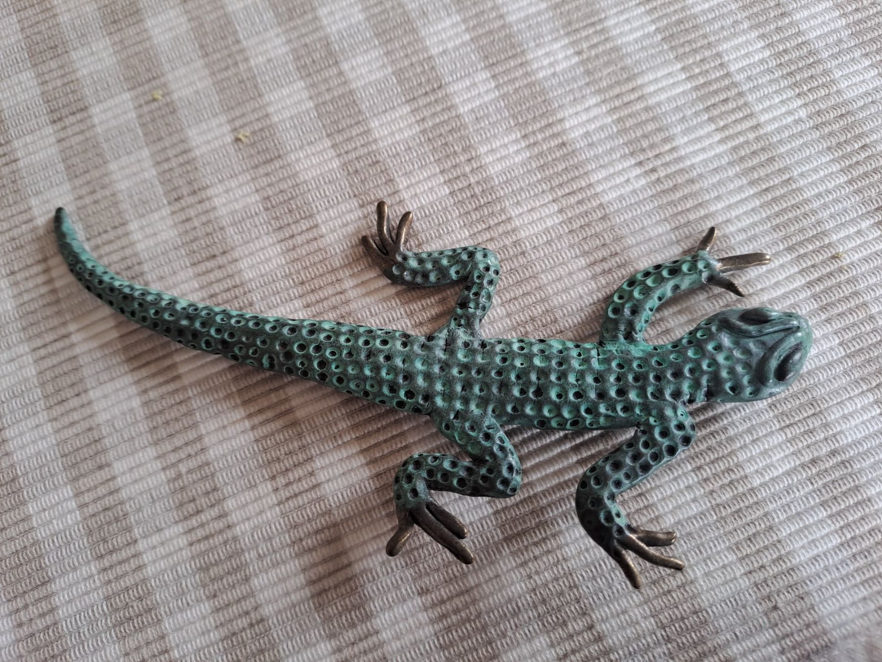 Spille & Fermagli: BROCHE LEZARD BRONZE – Usato da LAUSANNE venduto da KWEW 1