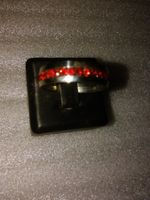 RING EDELSTHAL,,,,SILBER FARBE,,MIT ROT KRISTALL