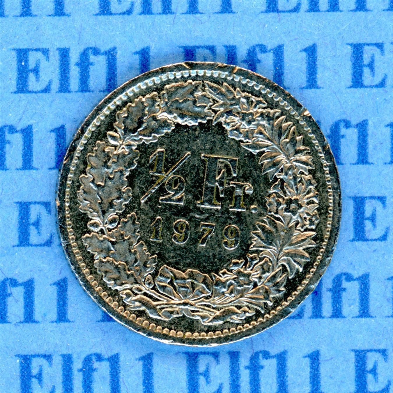 Tutti le monete: CHF___0.50 1979 ss-vz 50 Rappen – Usato da Widnau venduto da Elf11