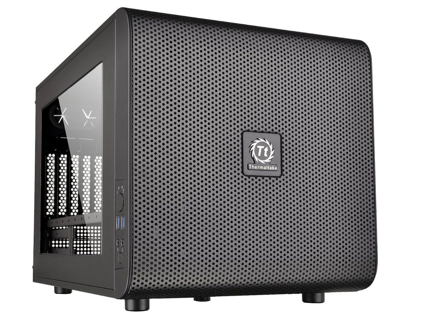 Thermaltake Gehäuse: Thermaltake Core V21 mATX PC-Gehäuse schwarz – Gebraucht aus Arch von