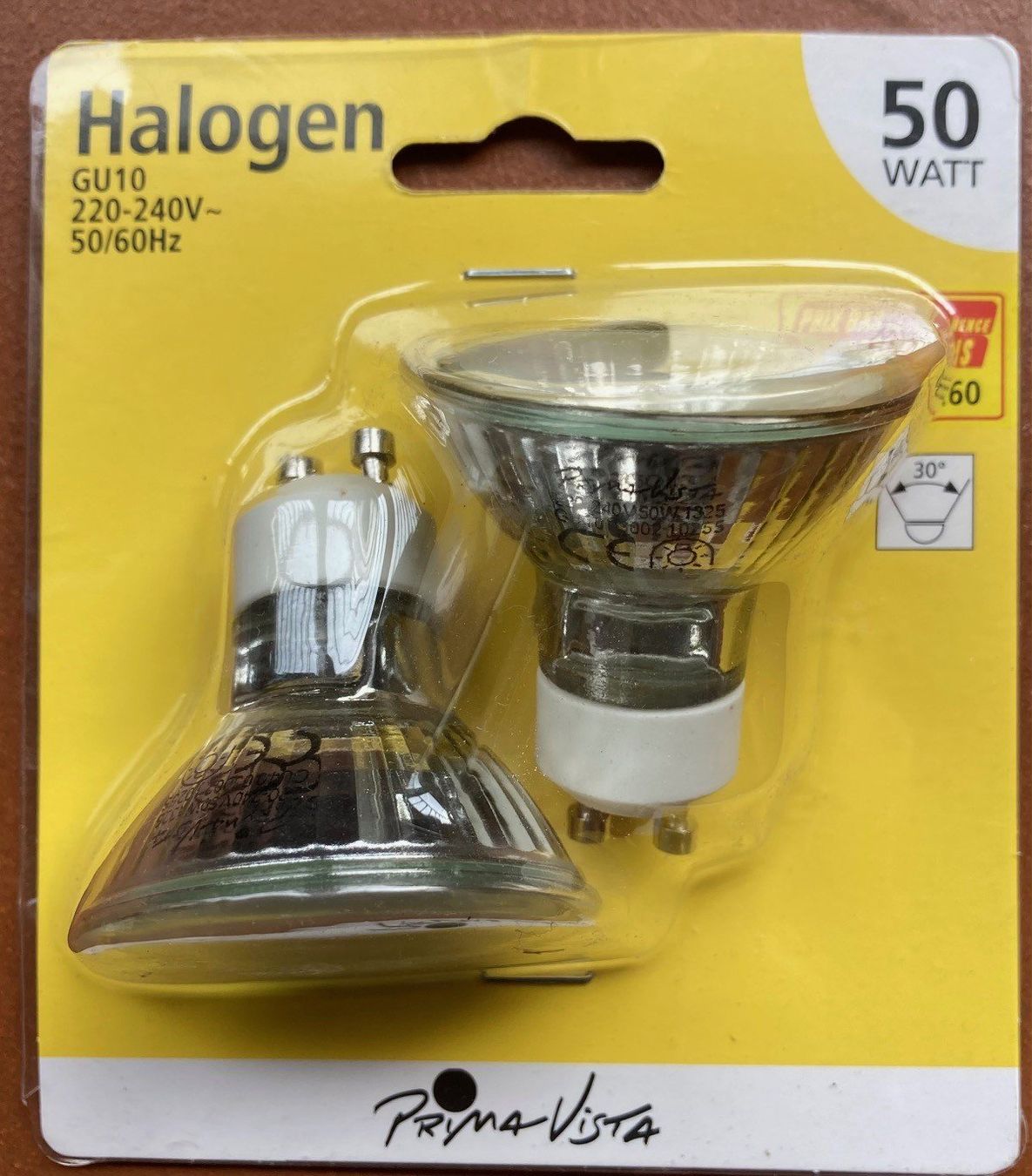 Lampen: GU10 Halogenlampe - Halogenspots – Neu und originalverpackt aus Orselina von Vrenegonde