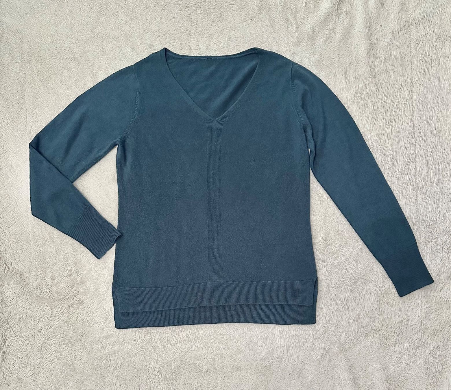 Maglioni & Felpe: Acryl Pullover Gr. L Farbe petrol – Usato da Emmenbrücke venduto da little.treasures