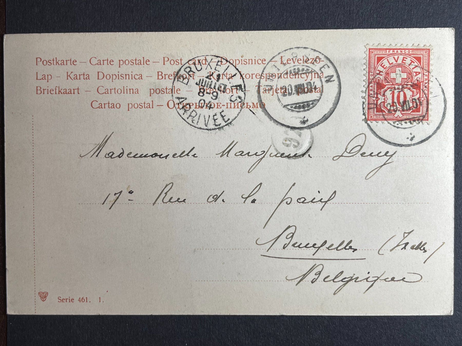 Cartoline postali: Interlaken - 1904 – Usato da Steg VS venduto da _vinci_ 1