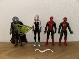 Marvel Spiderman Action Figuren Set: Mysterio, Ghost-Spider!