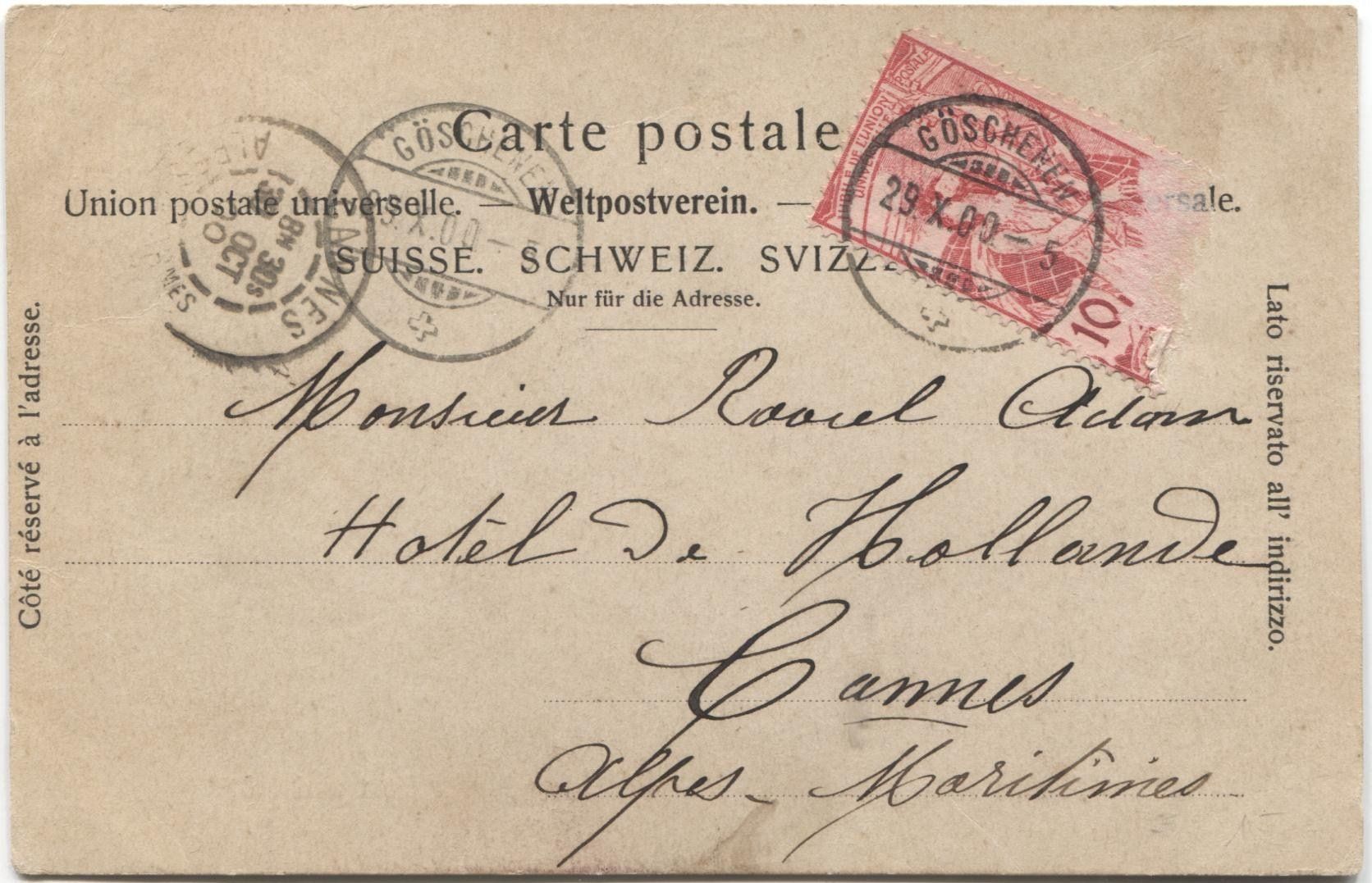Cartoline postali: FURKA VS 1900 Postkutsche – Usato da Rothrist venduto da Clanx 2