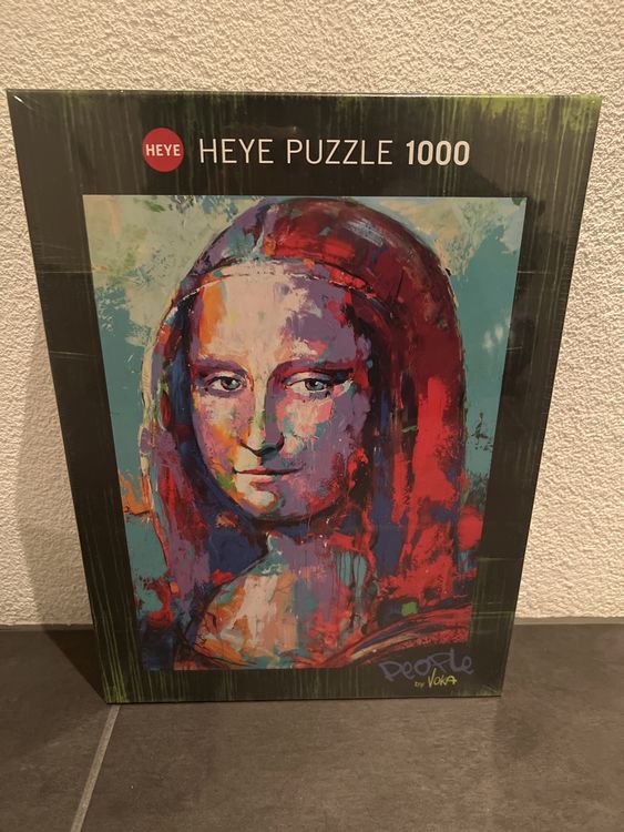Puzzle 1000 Pezzi Heye "Romantic Town" Notte Illuminata Al Buio - Cartone Riciclato 50x70cm