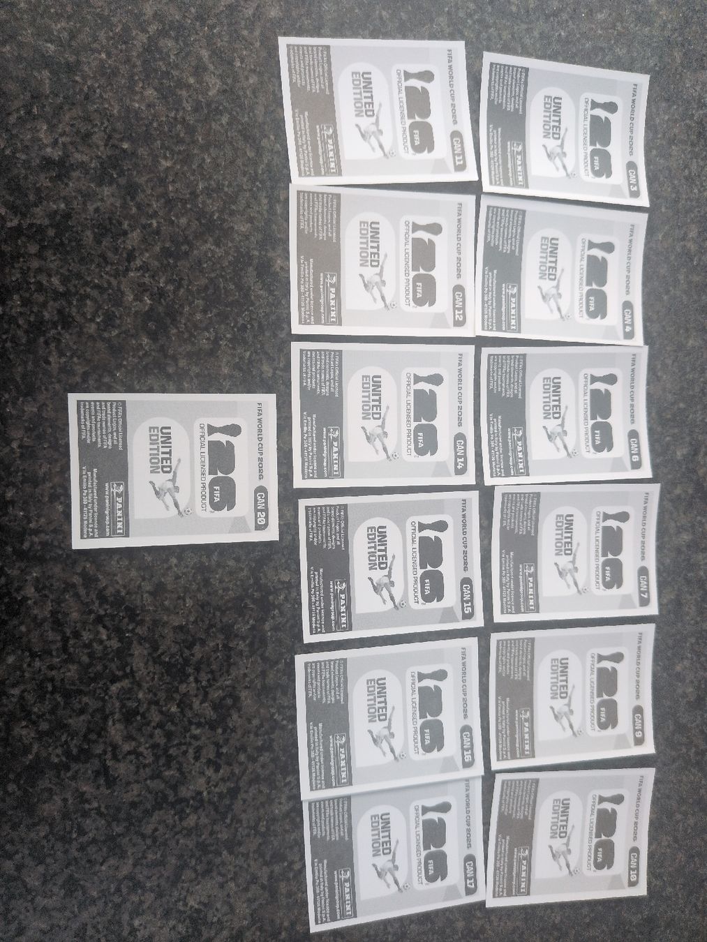 Panini Sammelbilder & Trading cards: 13 Kanada Panini  – Neu (gemäss Beschreibung) aus Dittingen von uke4243