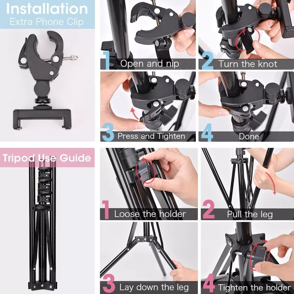 Treppiedi & Teste: Selfie-Ringlicht mit Stativ – Nuovo e nell'imballaggio originale da Unterägeri venduto da RmOnline 1